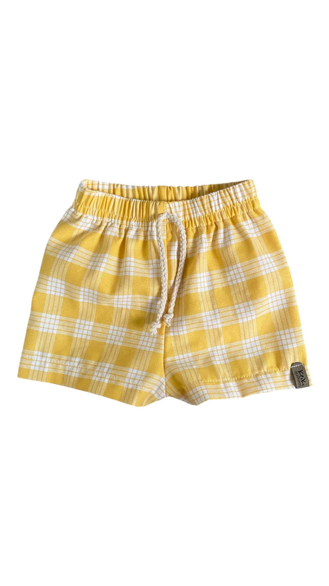 Yellow palaka shorts