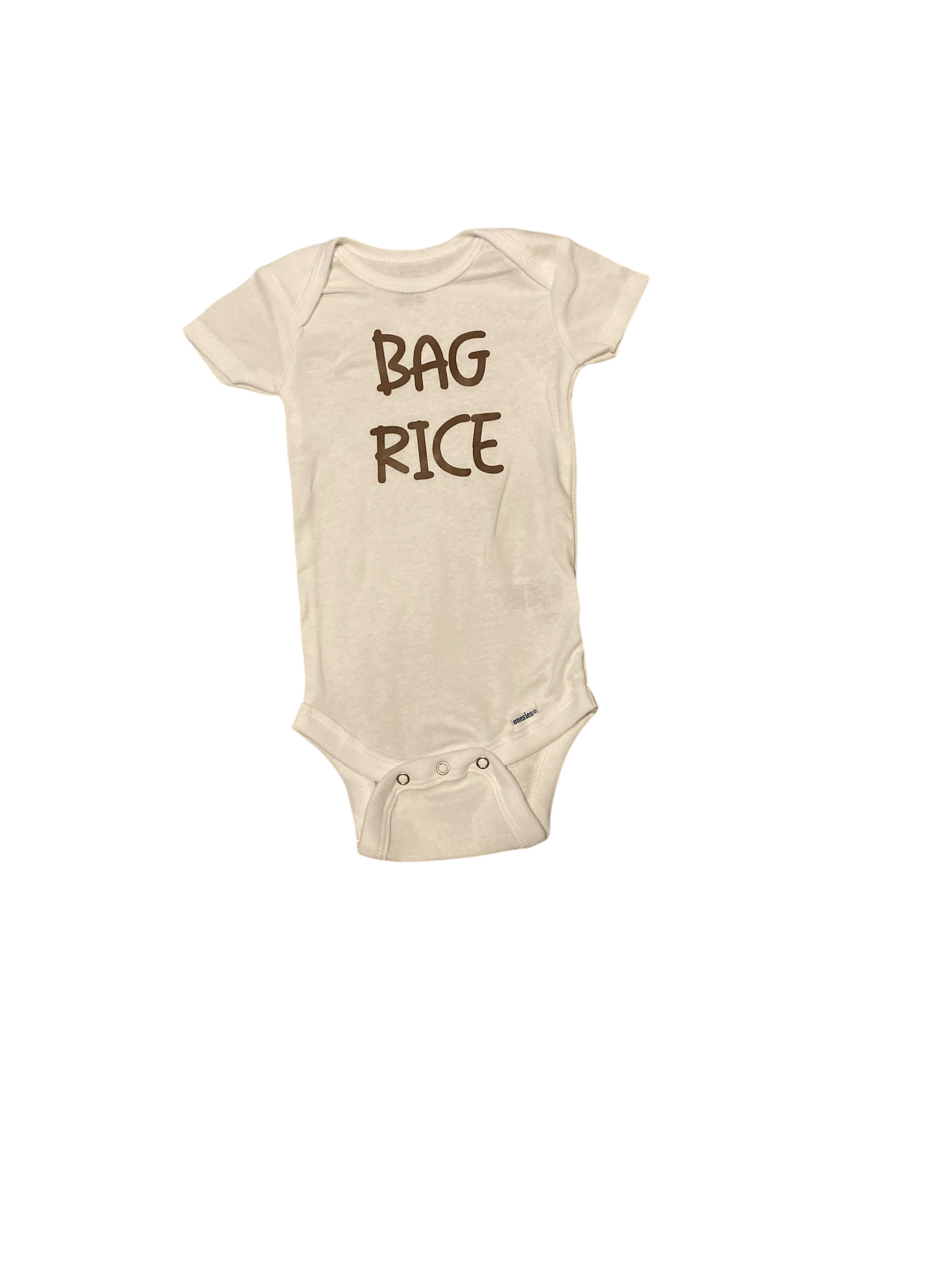 Bag Rice onesie