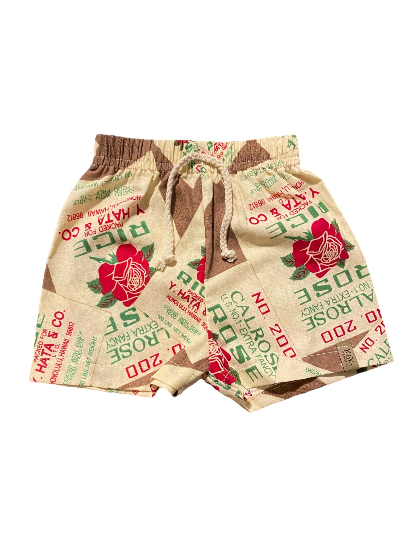 Bag Rice Shorts red